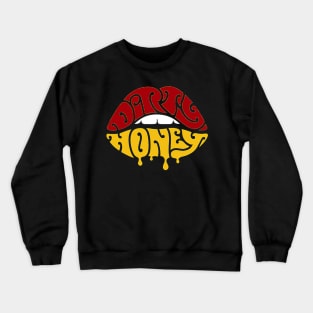 red and yellow dirty Crewneck Sweatshirt